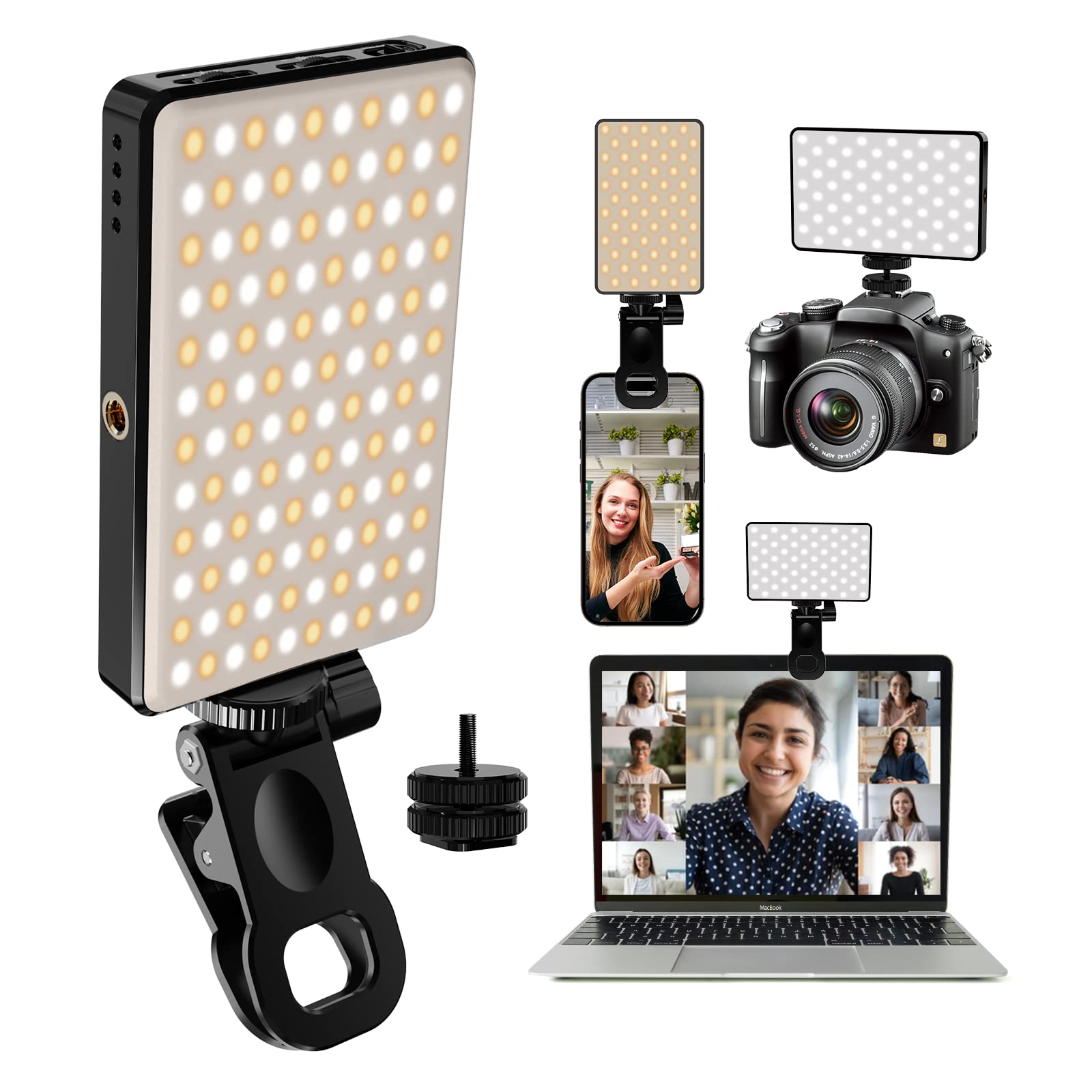 Photography Lighting Wand - LED-Selfie-Licht, 3000 mAh, 120 LEDs, wiederaufladbar,