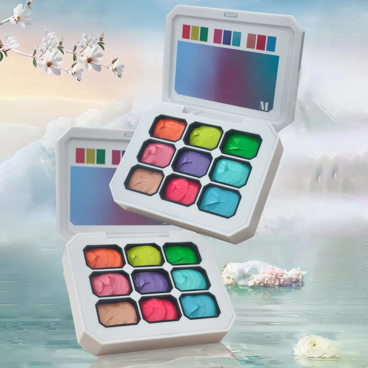 Photography Lighting Gels - 1 Stück 9-Farben Solid Nagellack Pat
