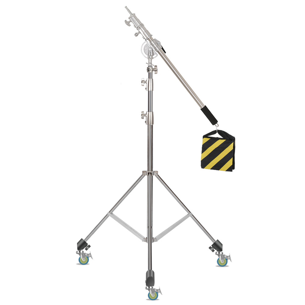Photography Video Lighting Kit With Adjustable Tripod Stand - SH 2,8 M Edelstahl Licht Stehen