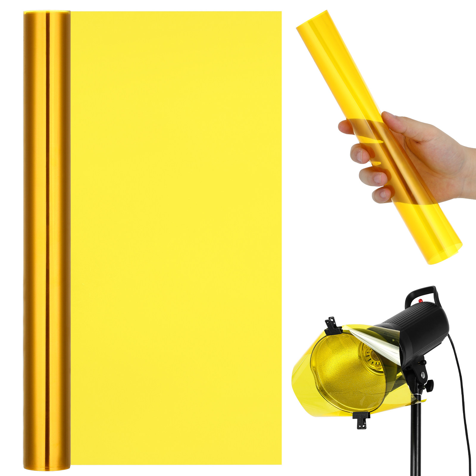 Photography Lighting Gels - Korrektur-Gel-Lichtfolie PET mit hoher Lichtdurchlässigkeit, Farbfilterblätter
