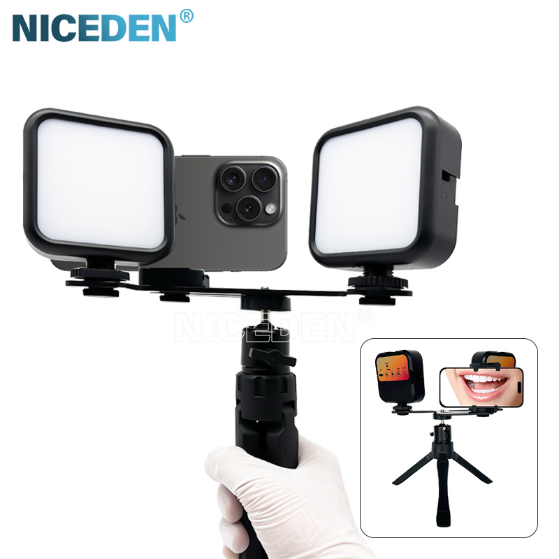 Photography Lighting Handheld - Niceden Dental tragbare Blitzlicht-Fotografieausrüstung, handgeführte Mundbeleuchtung