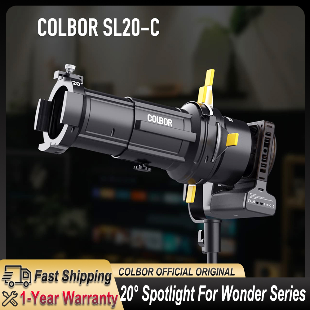 Photography Lighting Modifiers - COLBOR SL20-C LED-Scheinwerfer-Lichtmodifikatoren mit 20 °