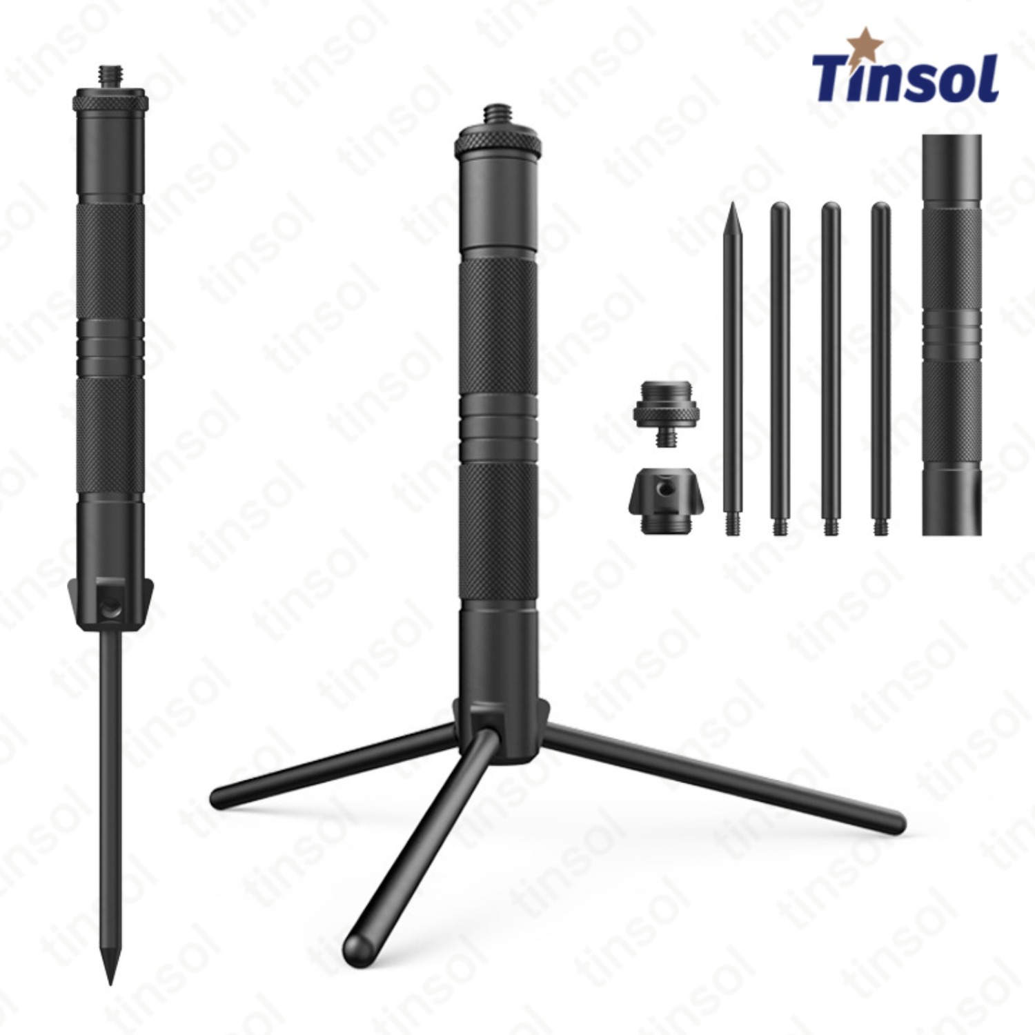 Photography Video Lighting Kit With Adjustable Tripod Stand - Neuer Aluminium-Laternenständer, Camping-Lampenstange, faltbare Lichtstütze, Lampenhalterung,