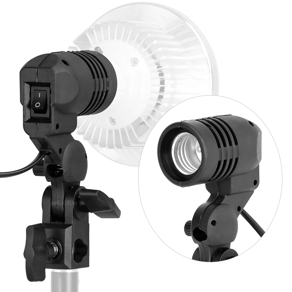 Photography Video Lighting Kit - Einzigen Kopf Lampenfassung E27 Sockel Flash