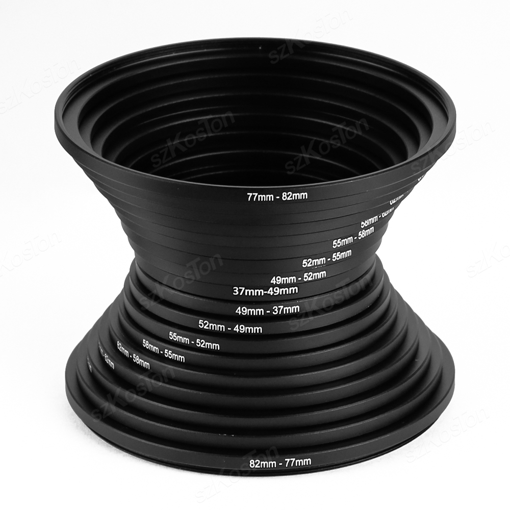 Macro Photography Lighting Kit - 18 Stück Kameraobjektivfilter Step Up &