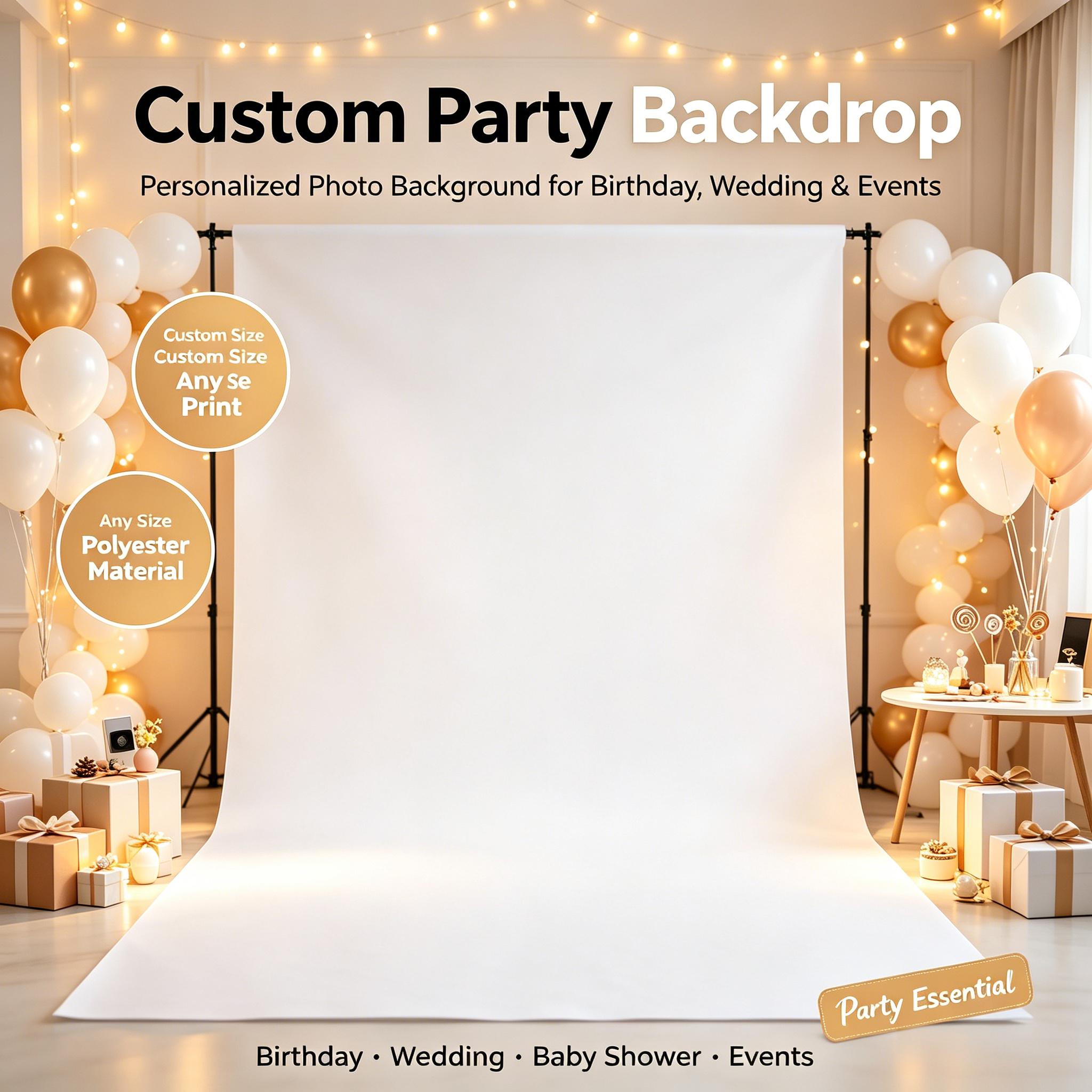 Photography Lighting Backdrop - Individueller Foto-Hintergrund, Personalisiertes Partybanner - Senden