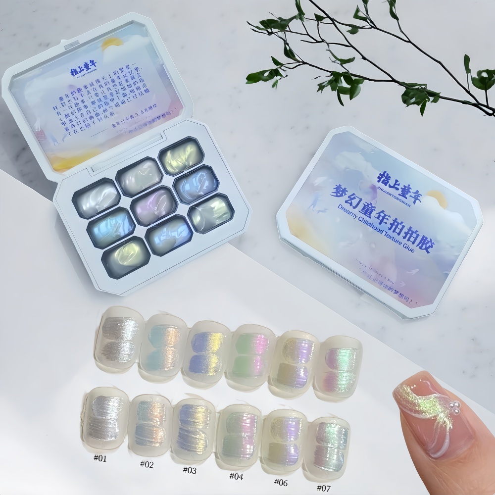 Photography Lighting Gels - 1 Stück 9-farbiger, neuer, beliebter Patting-Gel-Lack