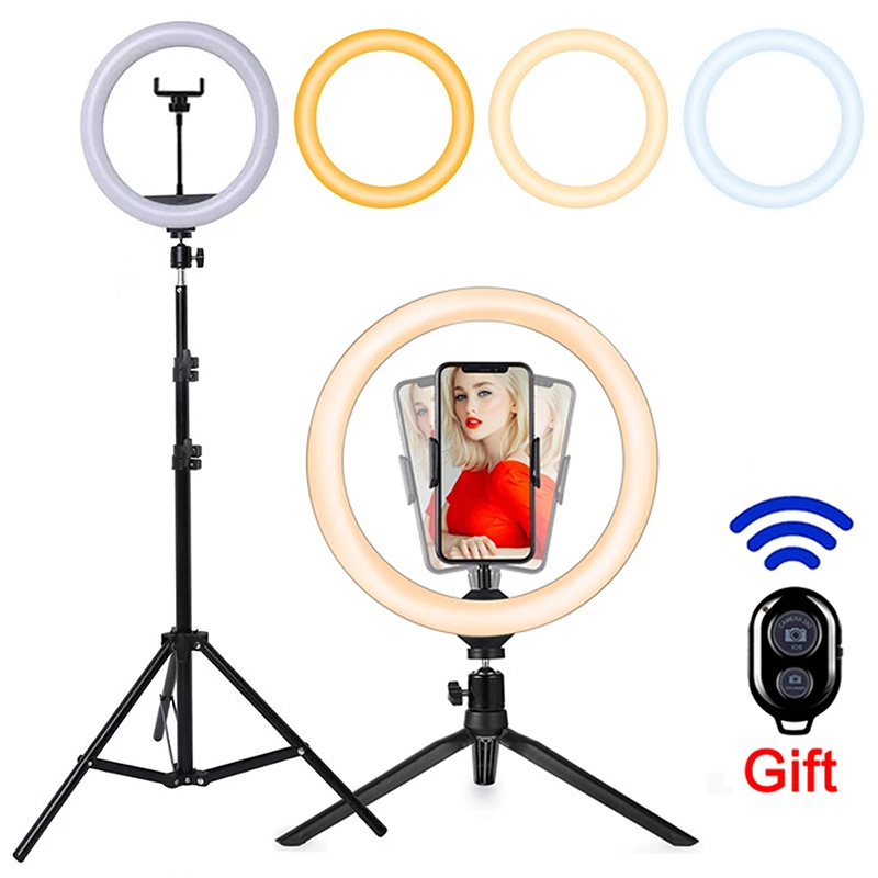 Photography Lighting Wand - 16/26/33 cm LED-Selfie-Ringbeleuchtung, dimmbar, fotografisch, mit