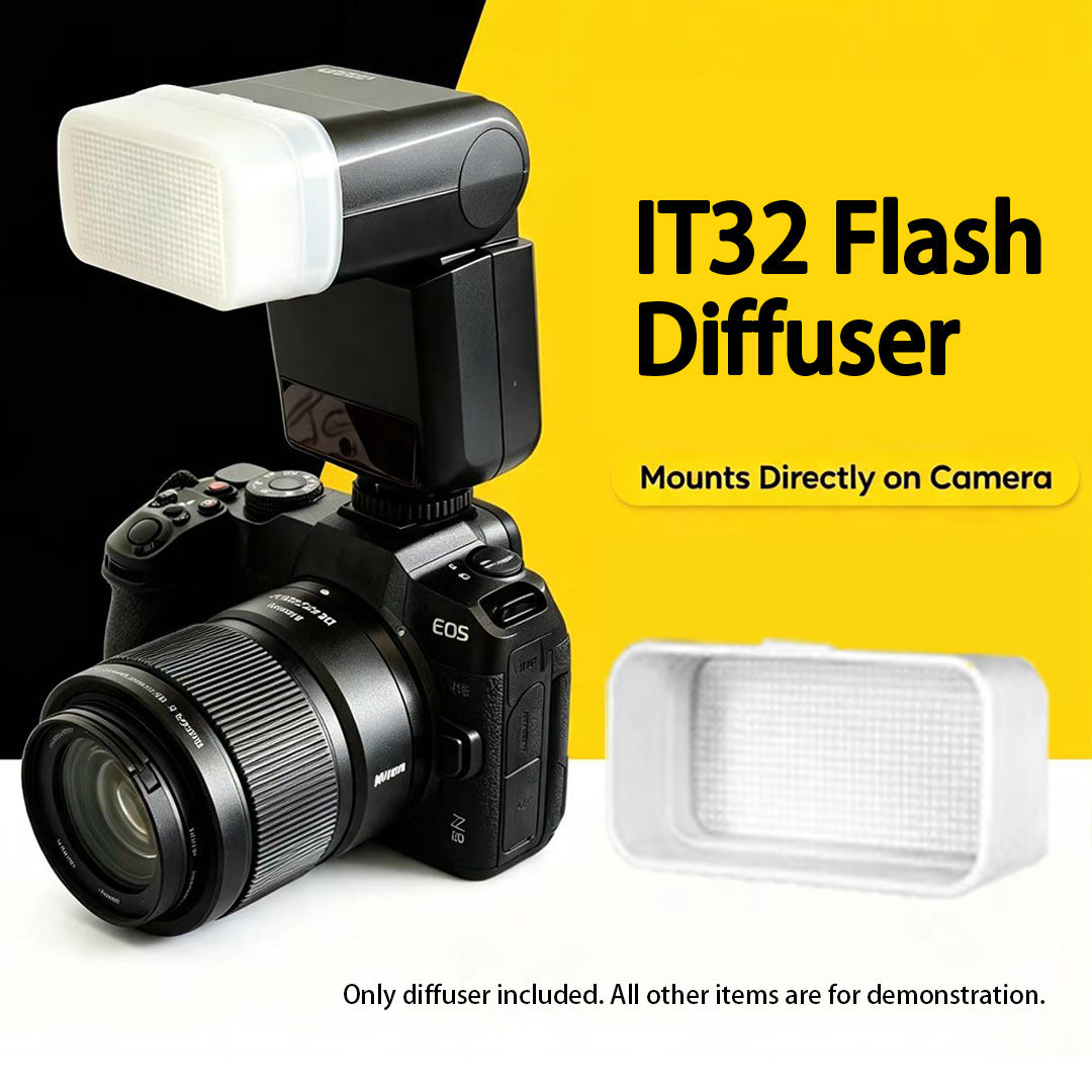 Photography Lighting Modifiers - Blitzlicht-Diffusor-Schutzhülle für Godox iT32, tragbarer Lichtmodifikator,