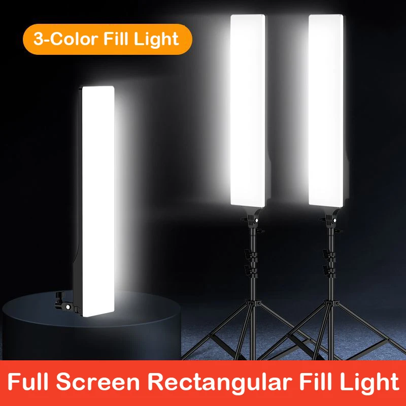 Photography Lighting Board - Rechteckiges LED-Fotostudio-Lichtpanel, 3000 K–6500 K, Video-Fülllampe