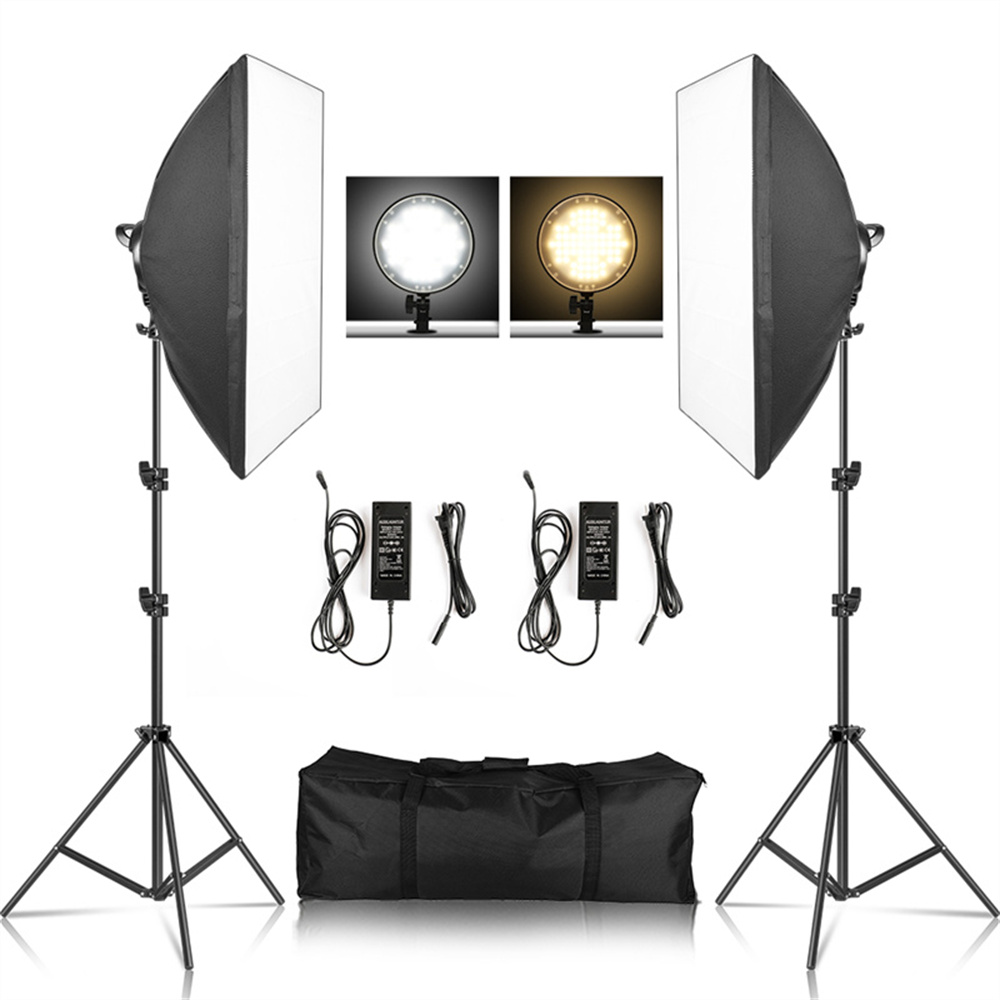Photography Video Lighting Kit - Softbox Licht Fotografie Kit Foto 2M