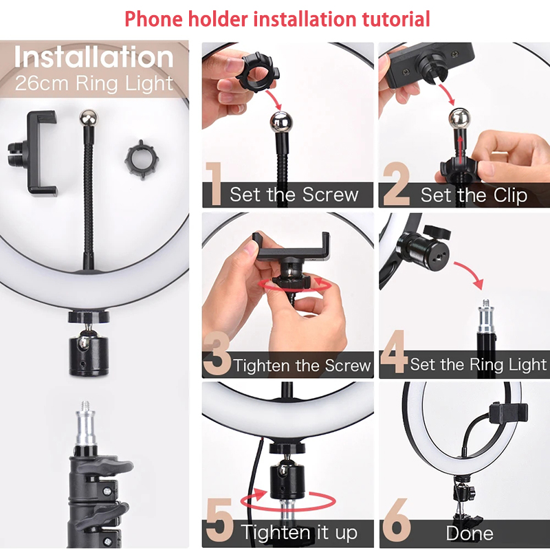 16/26/33cm Selfie-Ringlicht Fo – Photography Lighting Wand Bewertung und Preis