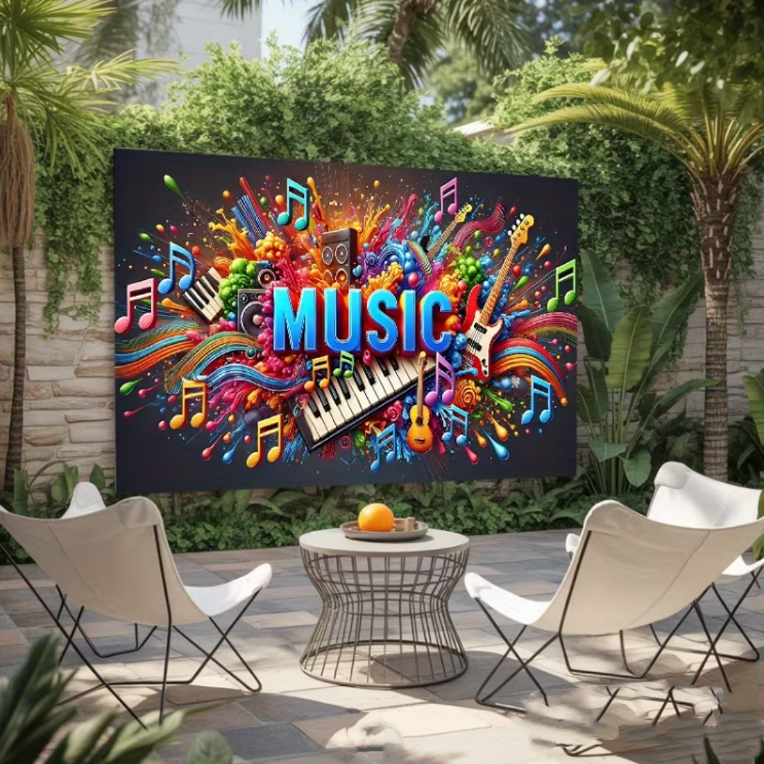 Lebendiges Musikthema, glitzer – Photography Lighting Backdrop Bewertung und Preis