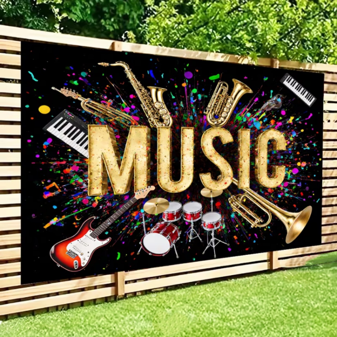 Lebendiges Musikthema, glitzer – Photography Lighting Backdrop Bewertung und Preis