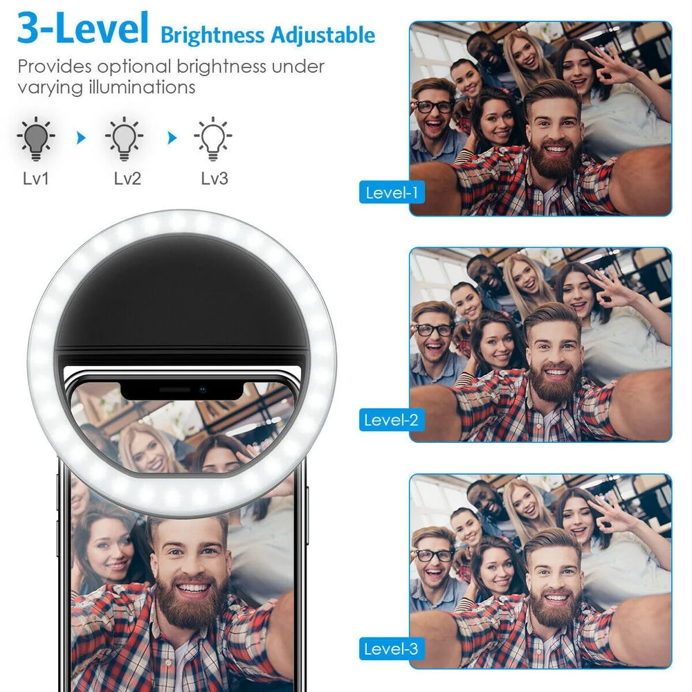 LED-Selfie-Ringlicht mit USB-L – Photography With Lighting Bewertung und Preis