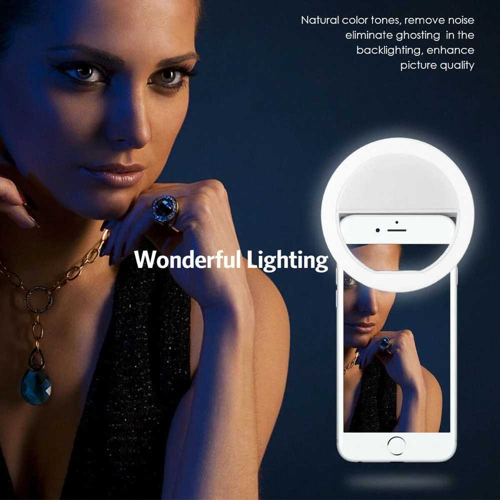 LED-Selfie-Ringlicht mit USB-L – Photography With Lighting Bewertung und Preis