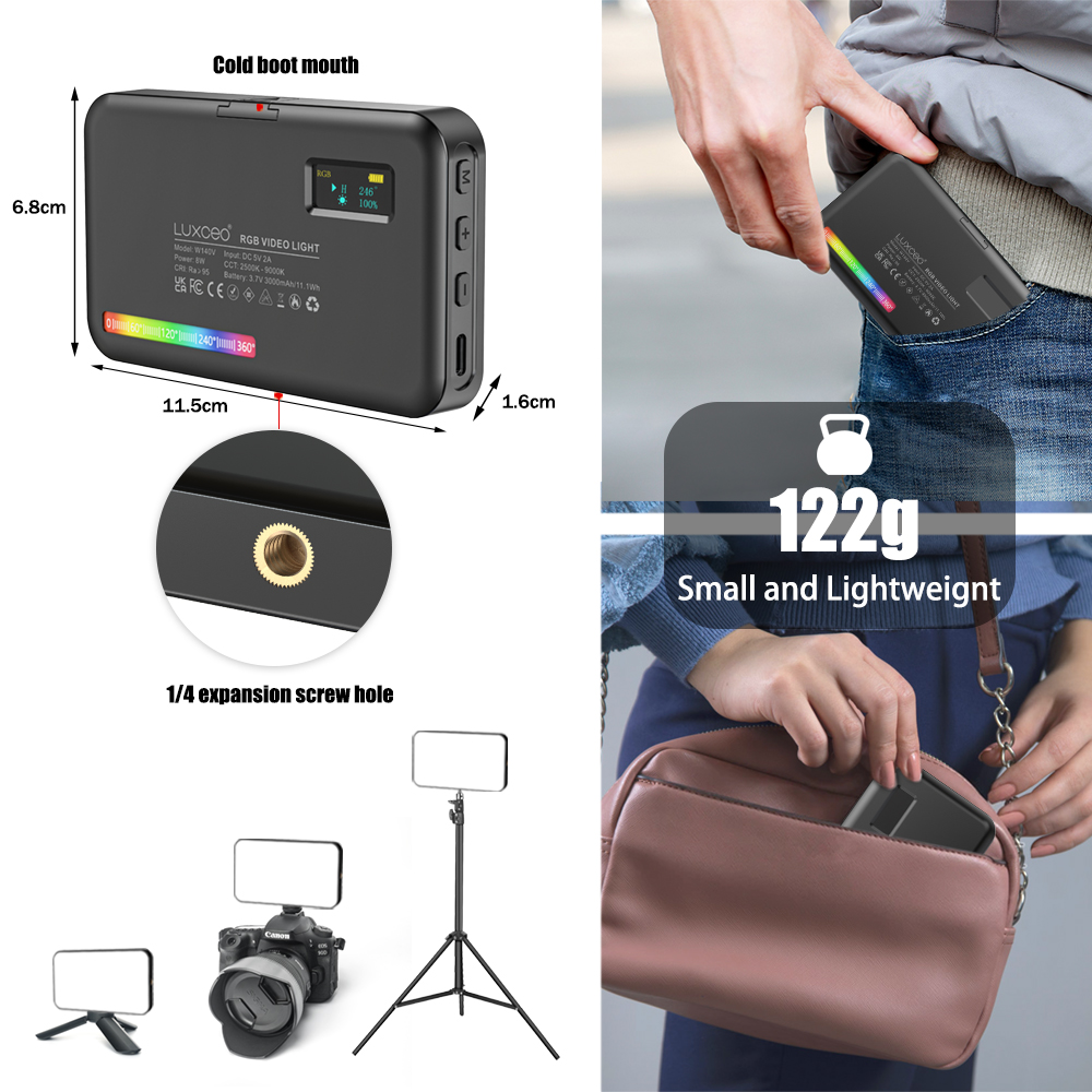 LUXCEO V10 PRO Videoleuchte RG – Photography Lighting Board Bewertung und Preis