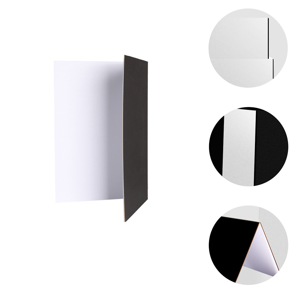 Schwarz-weißes zusammenklappba – Photography Lighting Board Bewertung und Preis