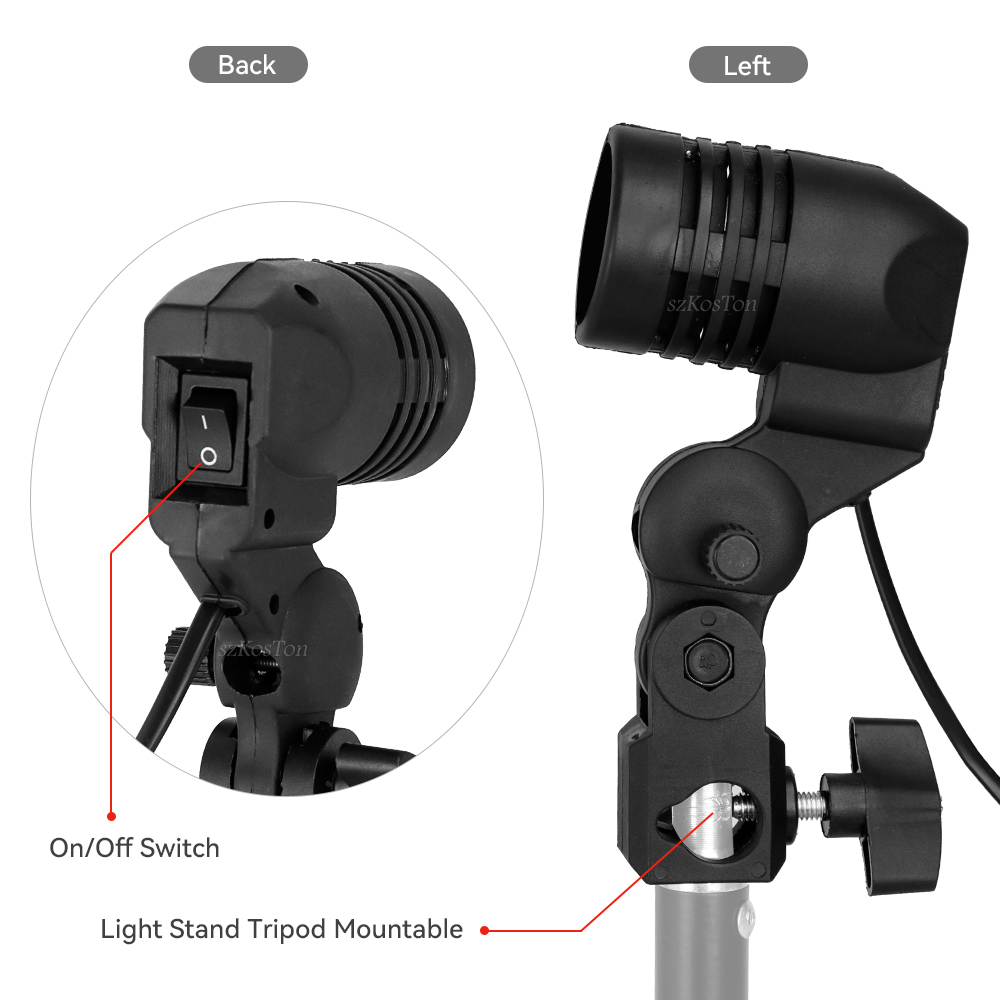 Einzigen Kopf Lampenfassung E2 – Photography Video Lighting Kit Bewertung und Preis