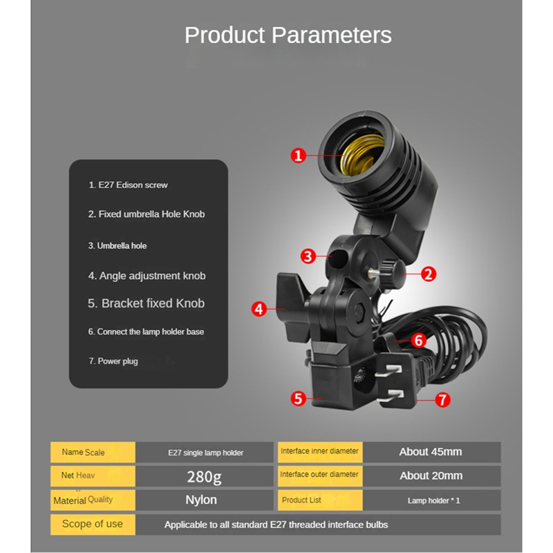Lichtlampe für Fotostudio, E27 – Photography With Lighting Bewertung und Preis