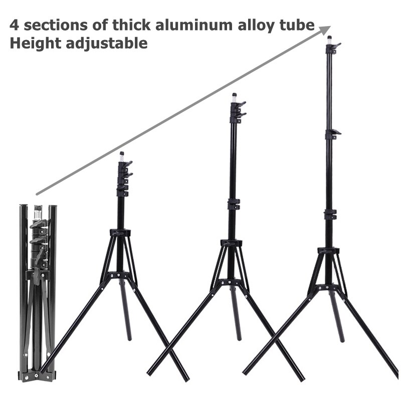 Nagnahz 78 ''fotografische Bel – Photography Video Lighting Kit With Adjustable Tripod Stand Bewertung und Preis