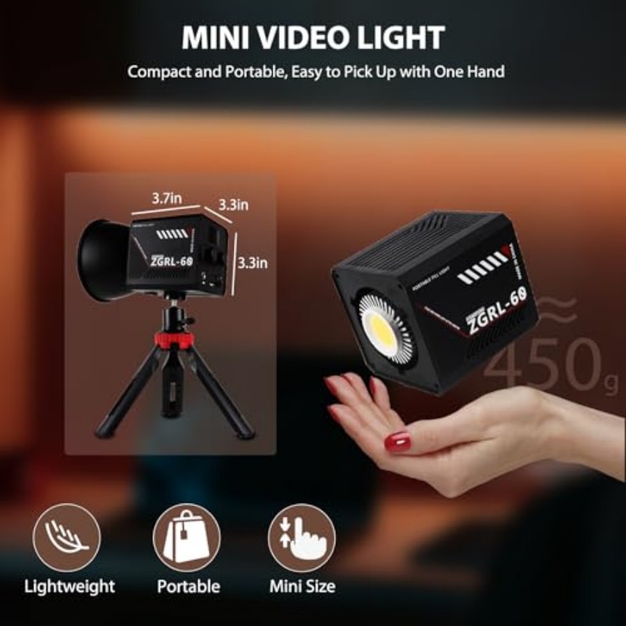 60W COB LED-Videoleuchte, trag – Photography Lighting Handheld Bewertung und Preis