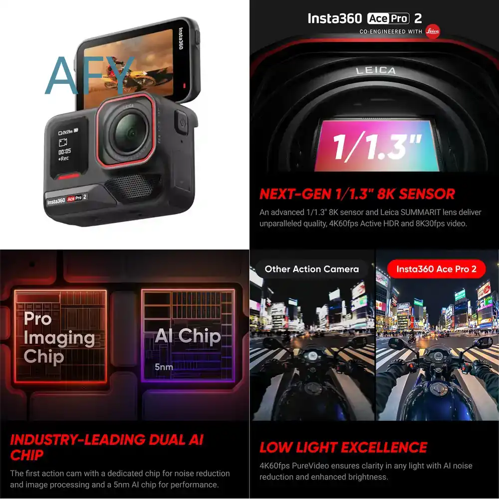 Insta360 Ace Pro 2 für Action- – Photography Lighting Ai Bewertung und Preis