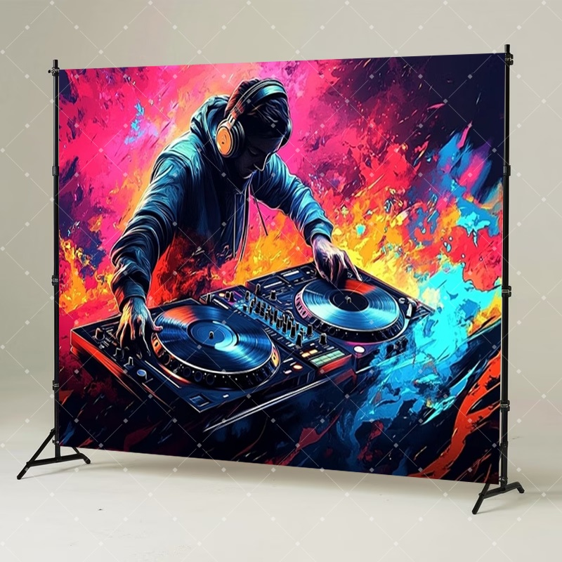 Hip-Hop-Musik, DJ-Party-Dekora – Photography Lighting Product Bewertung und Preis