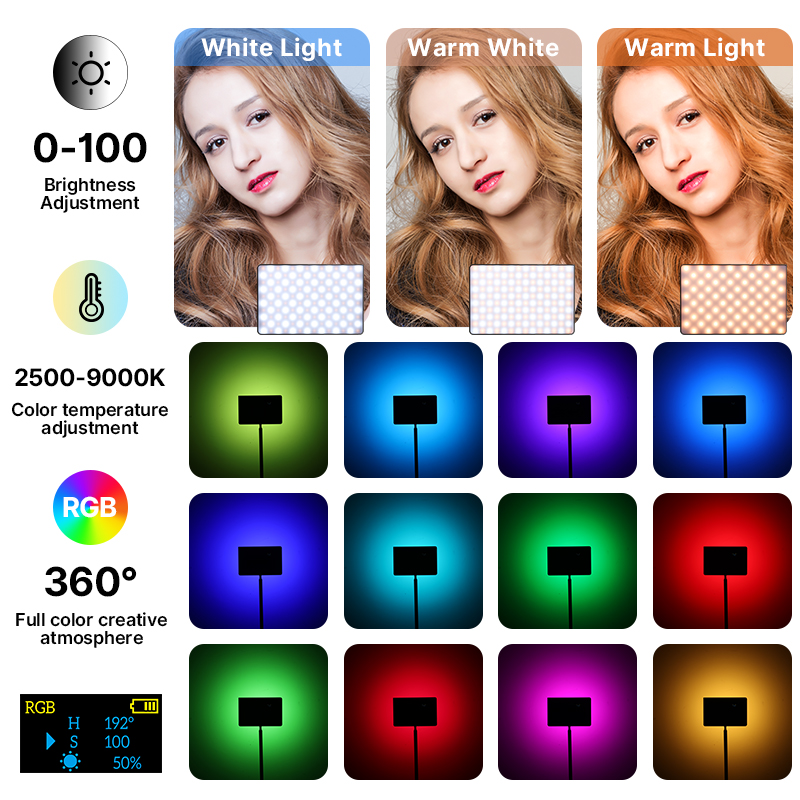 Ulanzi LT003 15 W RGB-Videoleu – Photography Lighting Board Bewertung und Preis