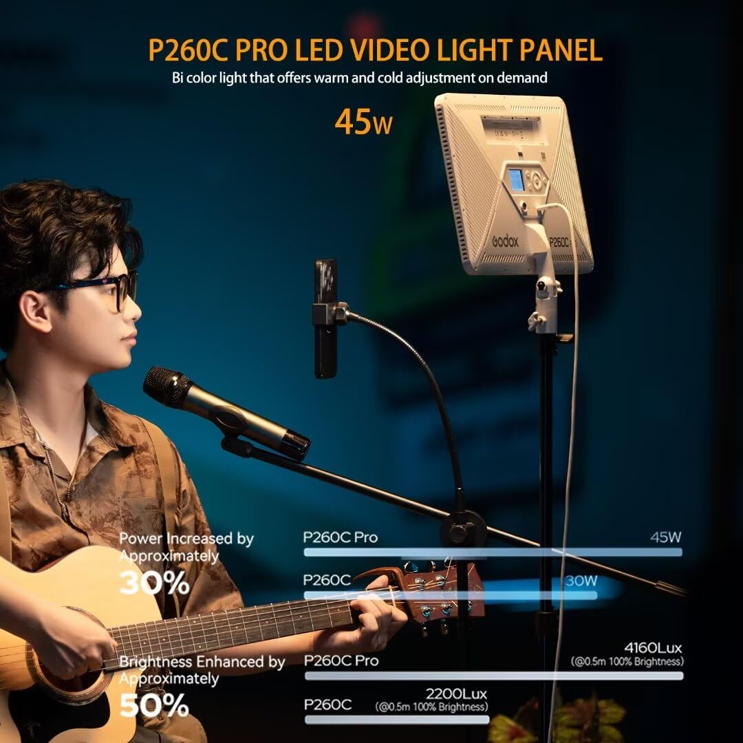 Godox P260C Pro LED-Videoleuch – Photography Lighting Board Bewertung und Preis