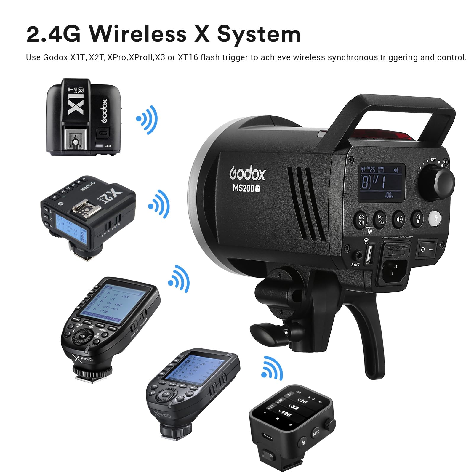 Godox MS200V Studio-Blitzlicht – Photography Lighting Portrait Bewertung und Preis