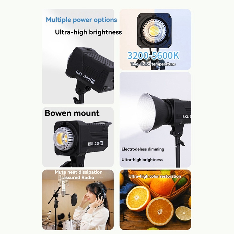 300W Bi-LED-Videoleuchte, kont – Photography With Lighting Bewertung und Preis