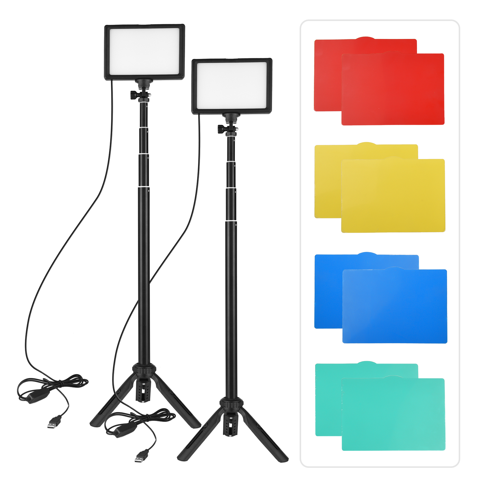 Andoer 2 stücke LED Video Ligh – Photography Video Lighting Kit With Adjustable Tripod Stand Bewertung und Preis