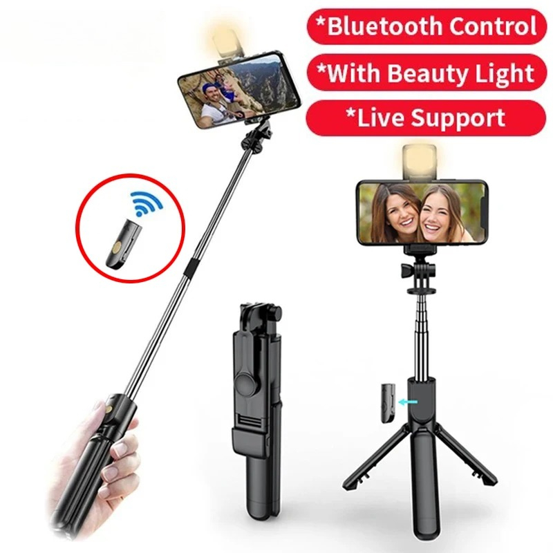 Kabelloses Bluetooth-Selfie-St – Photography Video Lighting Kit With Adjustable Tripod Stand Bewertung und Preis