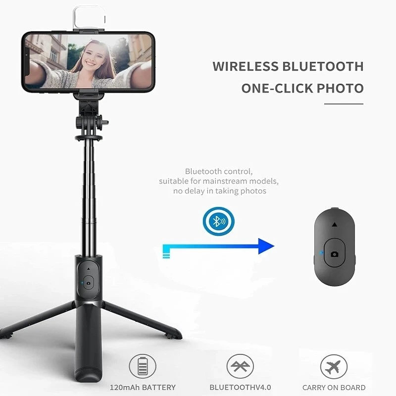 Kabelloses Bluetooth-Selfie-St – Photography Video Lighting Kit With Adjustable Tripod Stand Bewertung und Preis