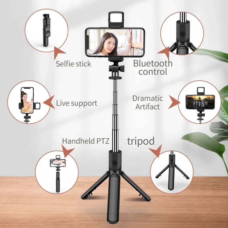 Kabelloses Bluetooth-Selfie-St – Photography Video Lighting Kit With Adjustable Tripod Stand Bewertung und Preis